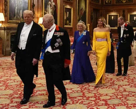 The Royal Family Present Grand Welcome During Protests; Kimmel Taken Off Air Due To Charlie Kirk Comments